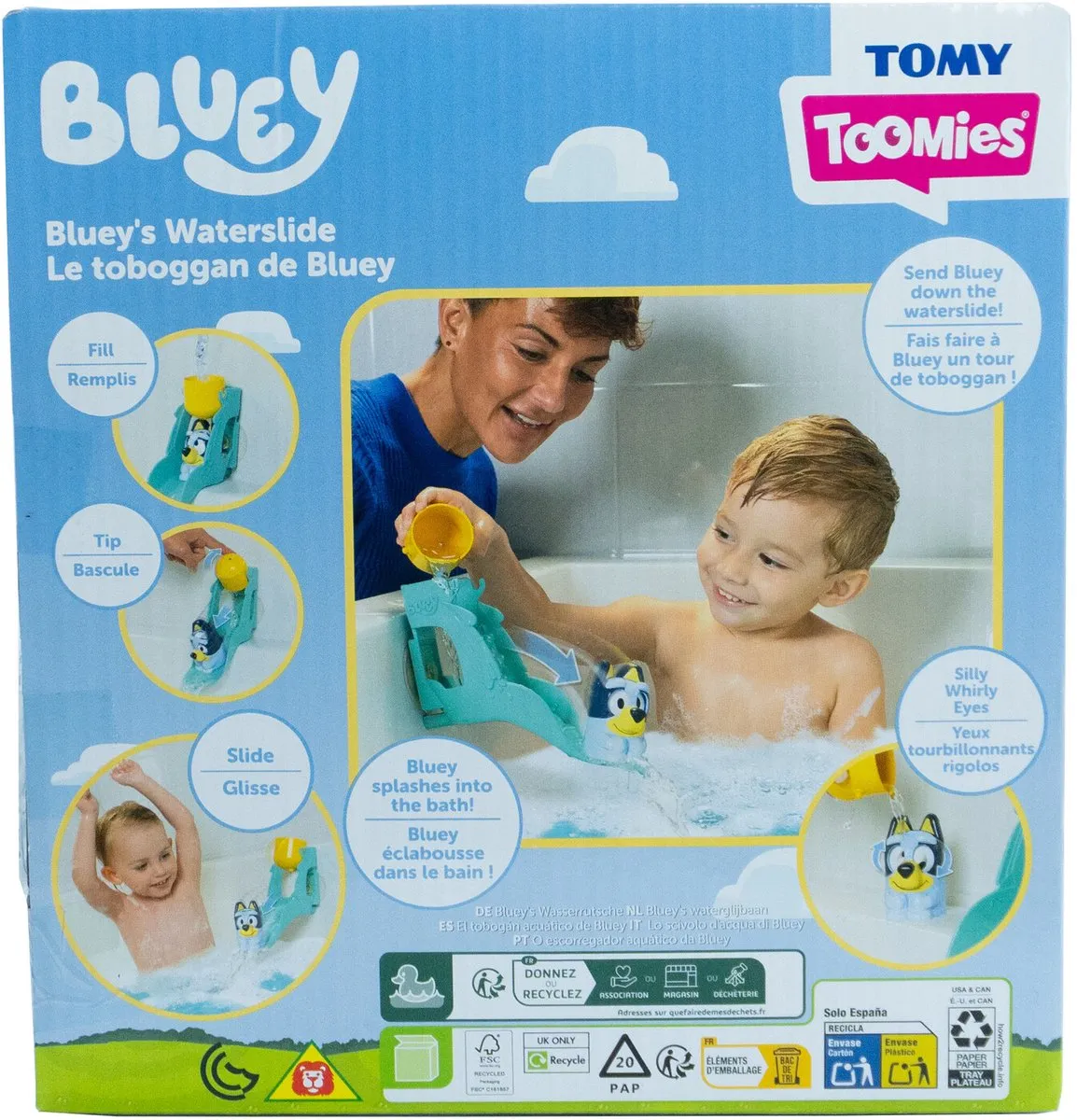 Tomy Bluey Waterglijbaan - Multikleur