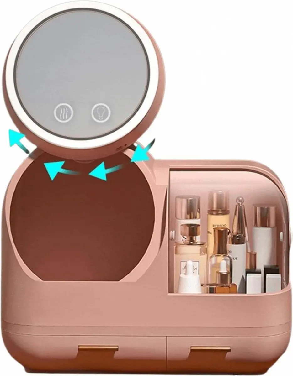 Guardian Beauty Make-up Organisator 5239 - Roze - 2 Lades