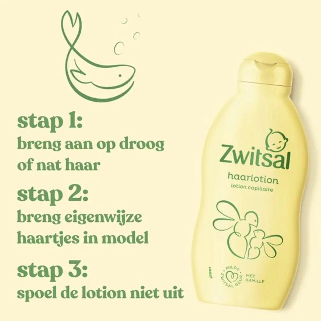 Zwitsal Haarlotion Goedemorgen 200ml - 4 Stuks