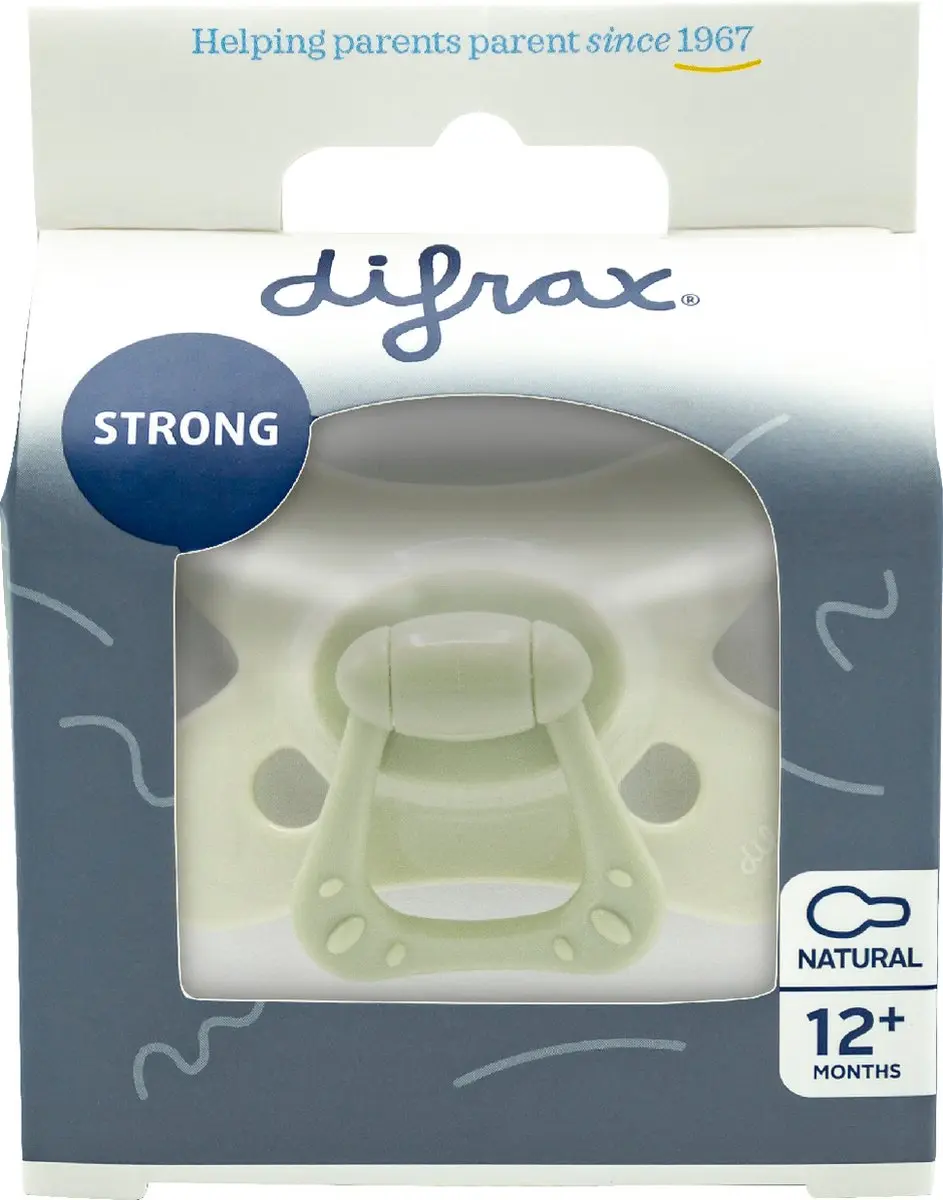 Difrax Fopspeen Naturel Edelsteen - 12+ Mnd