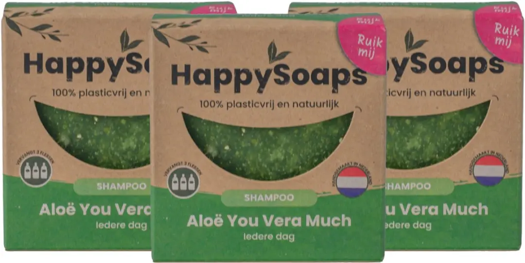 HappySoaps Aloë You Vera Much Shampoo Bar