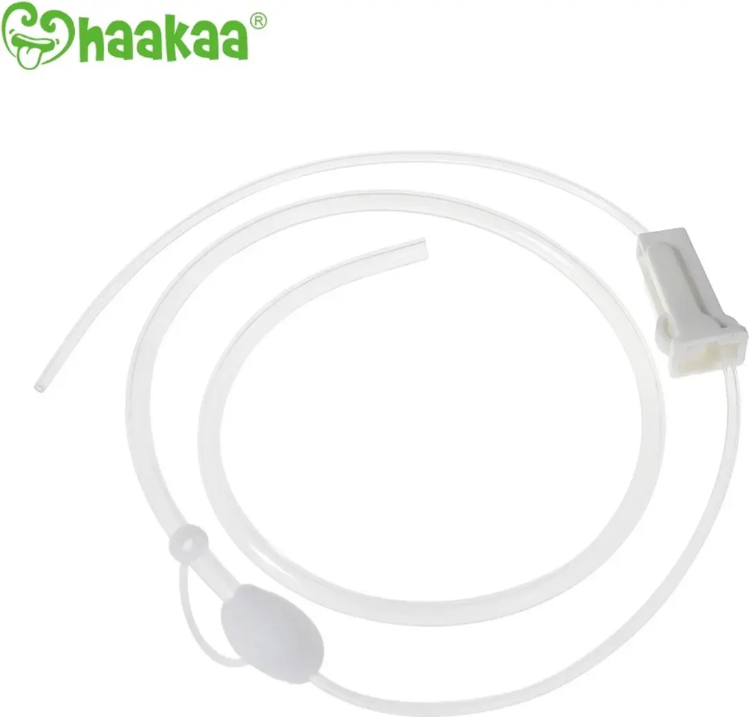 Haakaa Borstvoeding Hulpset - Silicone Tube - Transparant