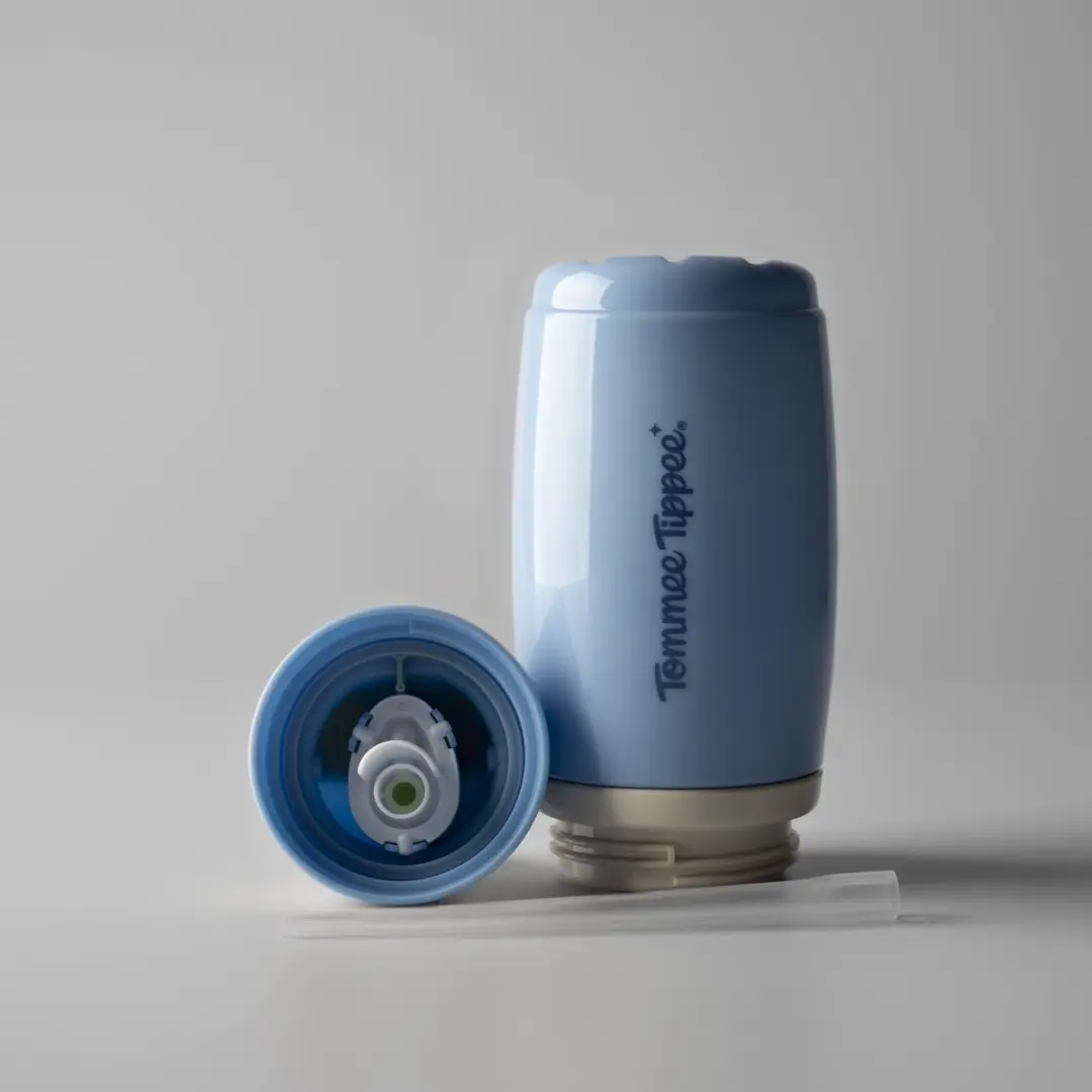 Tommee Tippee Active Rietjesbeker Geïsoleerd 266ml - 2 Stuks - Blauw/Geel