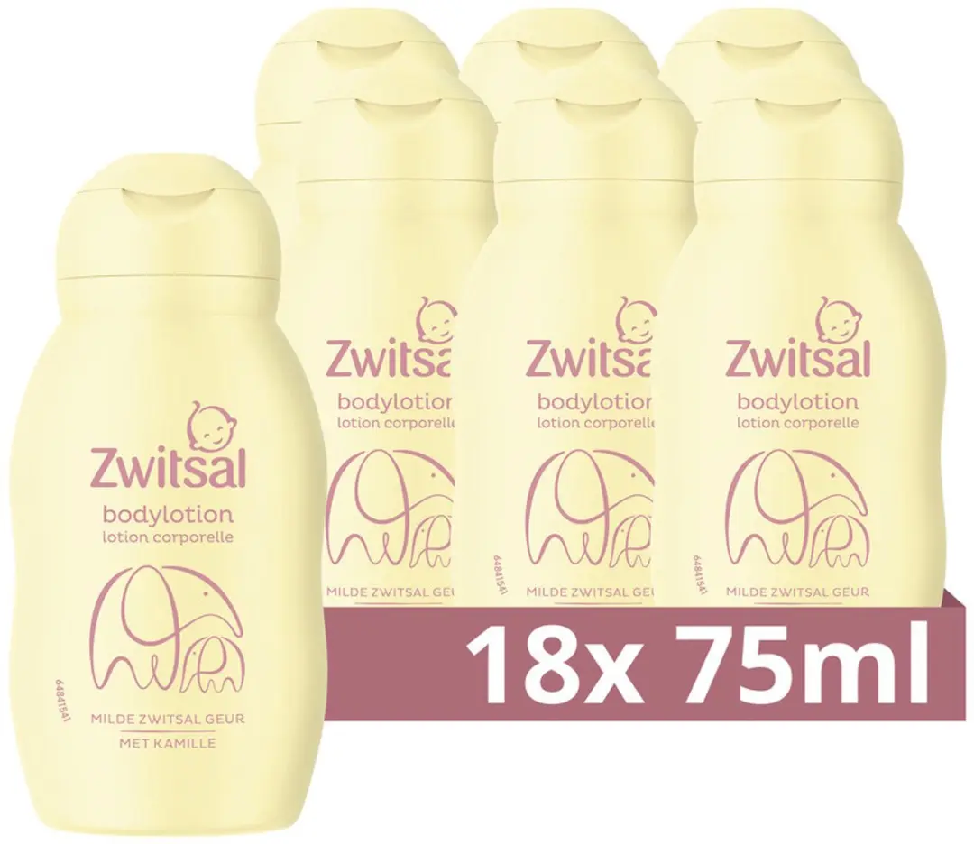 Zwitsal Baby Bodylotion 18x75ml