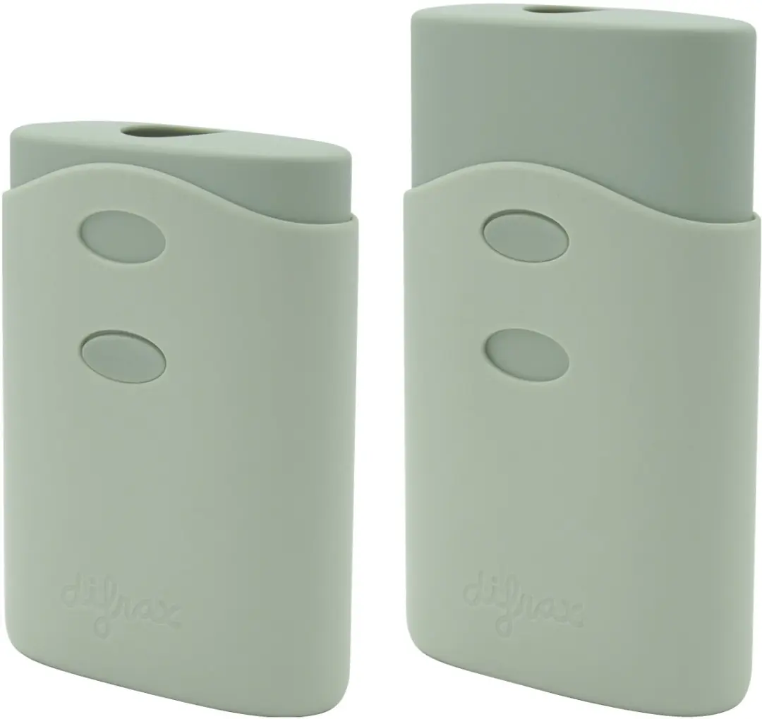 Difrax Knijpzakhouder Anti-Knoei - 2 Stuks - Groen