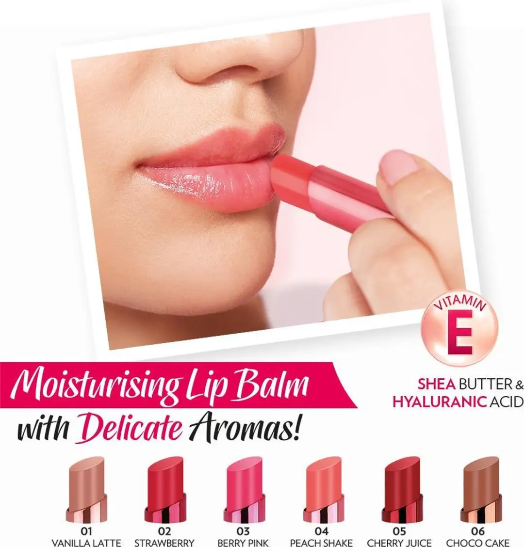 Golden Rose Glow Kiss Tinted Lip Balm 04 - Peach Shake - 3g