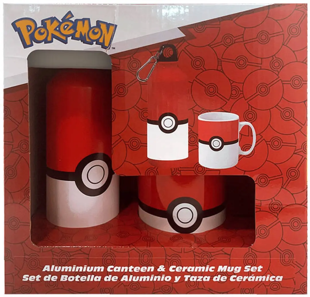 Pokémon Aluminium Drinkfles & Keramische Mok - 500ml