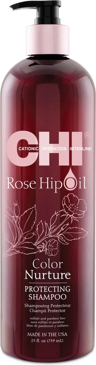 Chi Natural Life Rose Hip Oil Shampoo 739ml