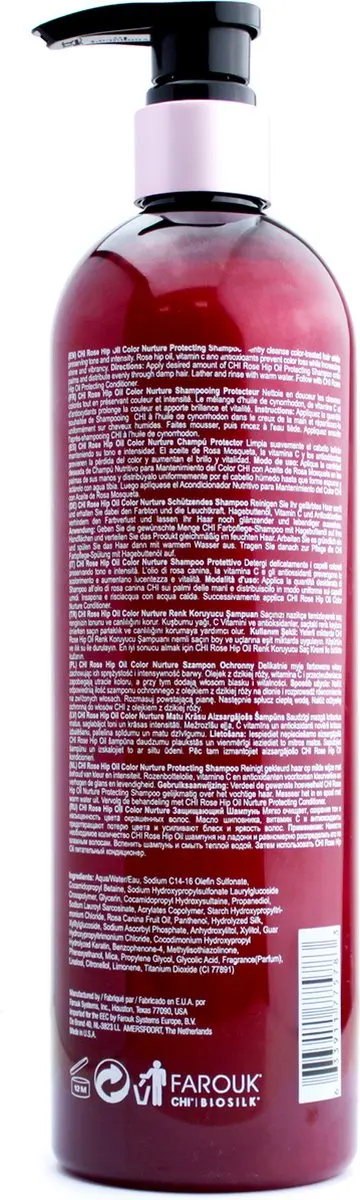 Chi Natural Life Rose Hip Oil Shampoo 739ml