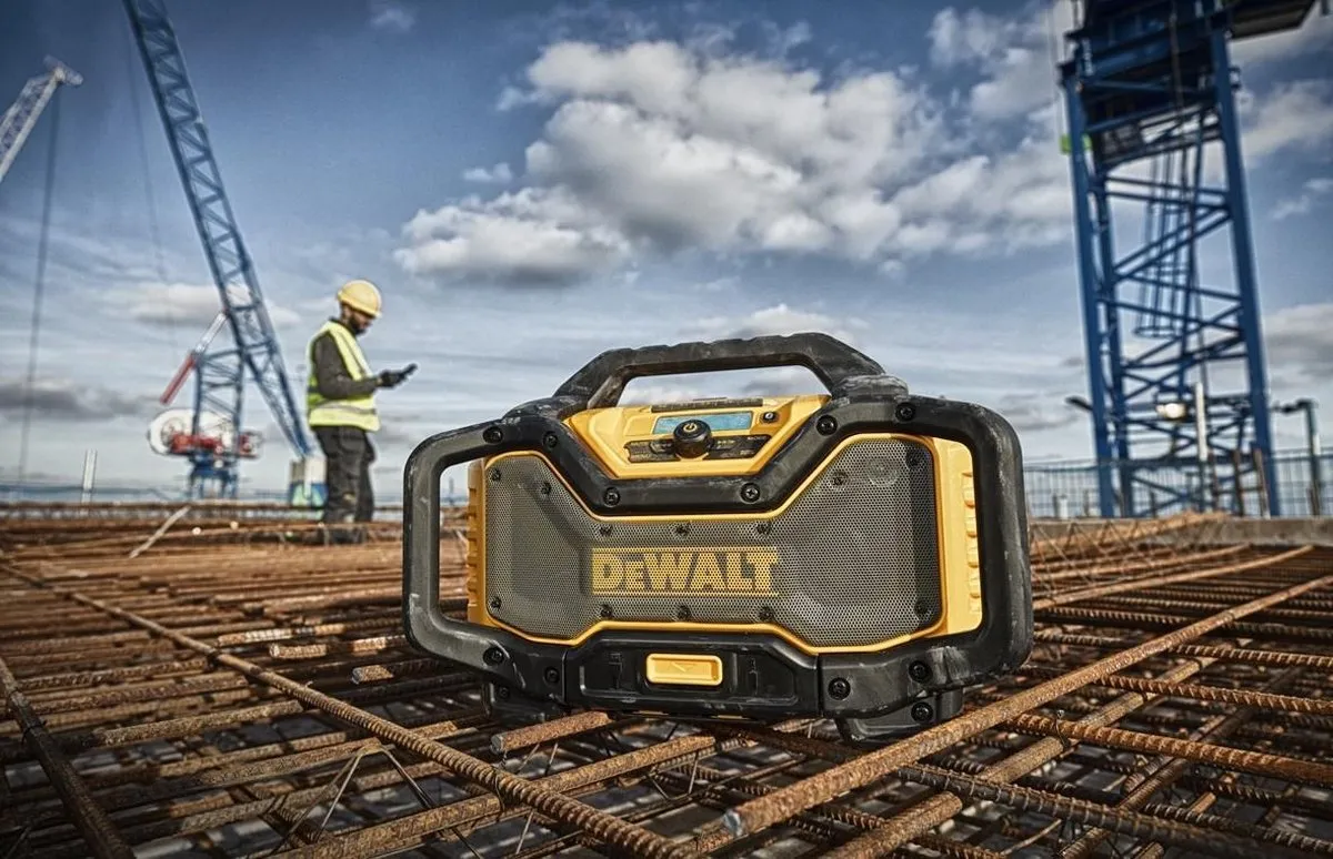 DeWalt DCR027 Bouwradio DAB+ - Geel/Zwart - afbeelding 6 van 6