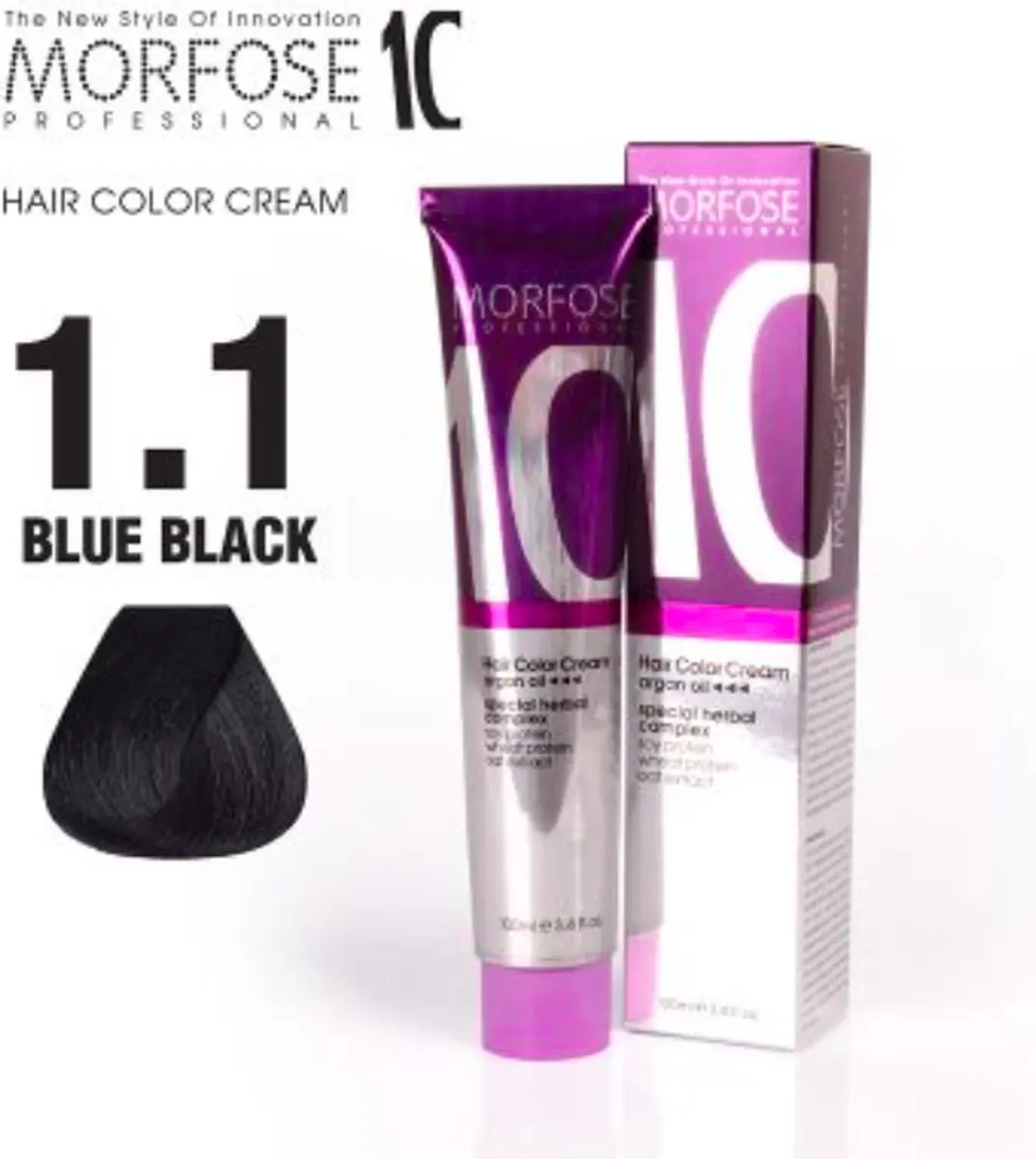 Morfose Color Cream Haarverf 1.1 Blue Black 100ml