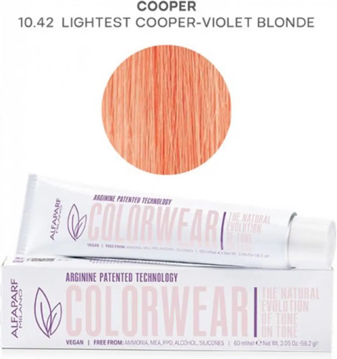 ALFAPARF Color Wear 10.42 Kleurspoeling 60ml - Zwart