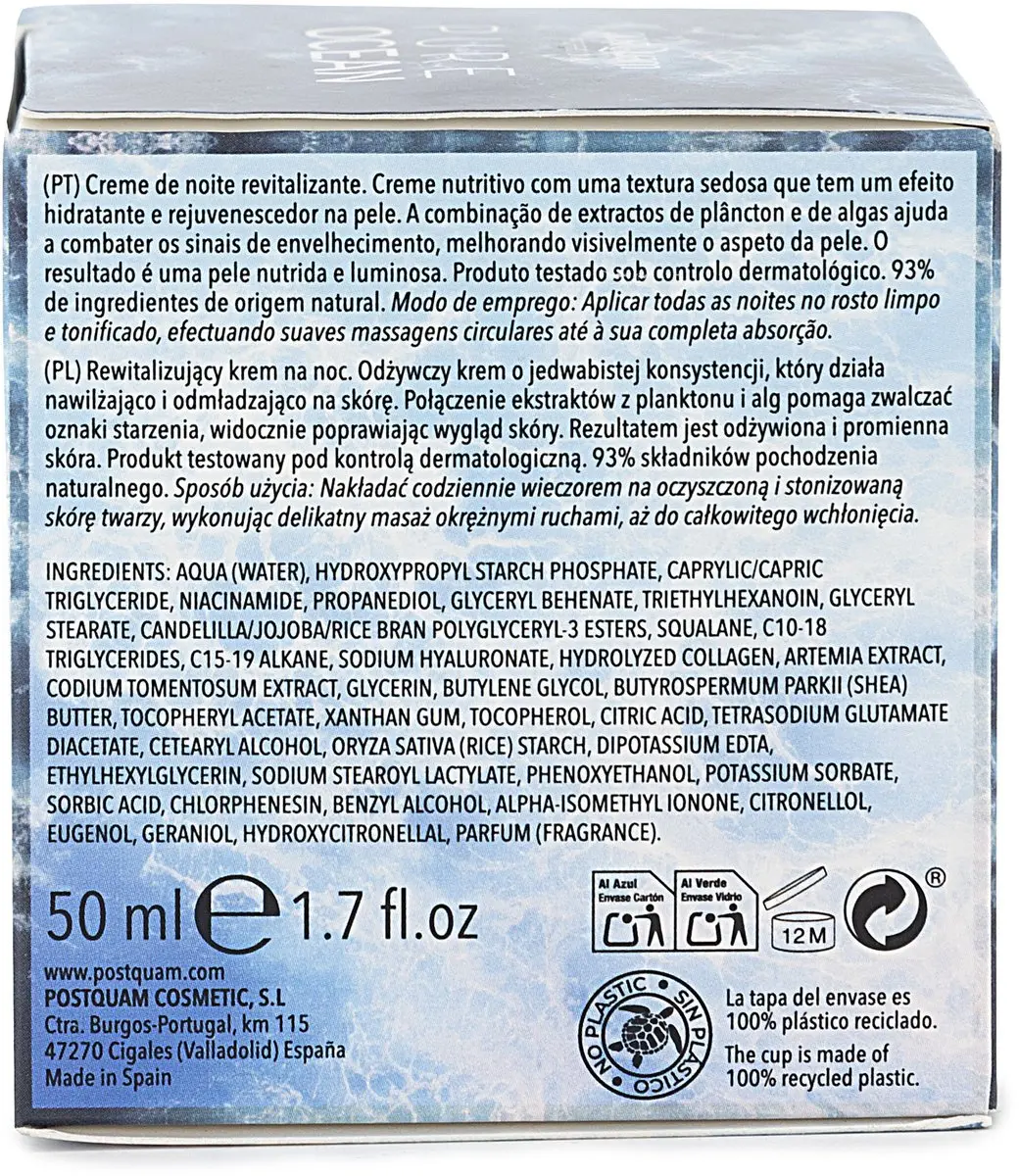 Postquam Plankton Nachtcrème 50ml