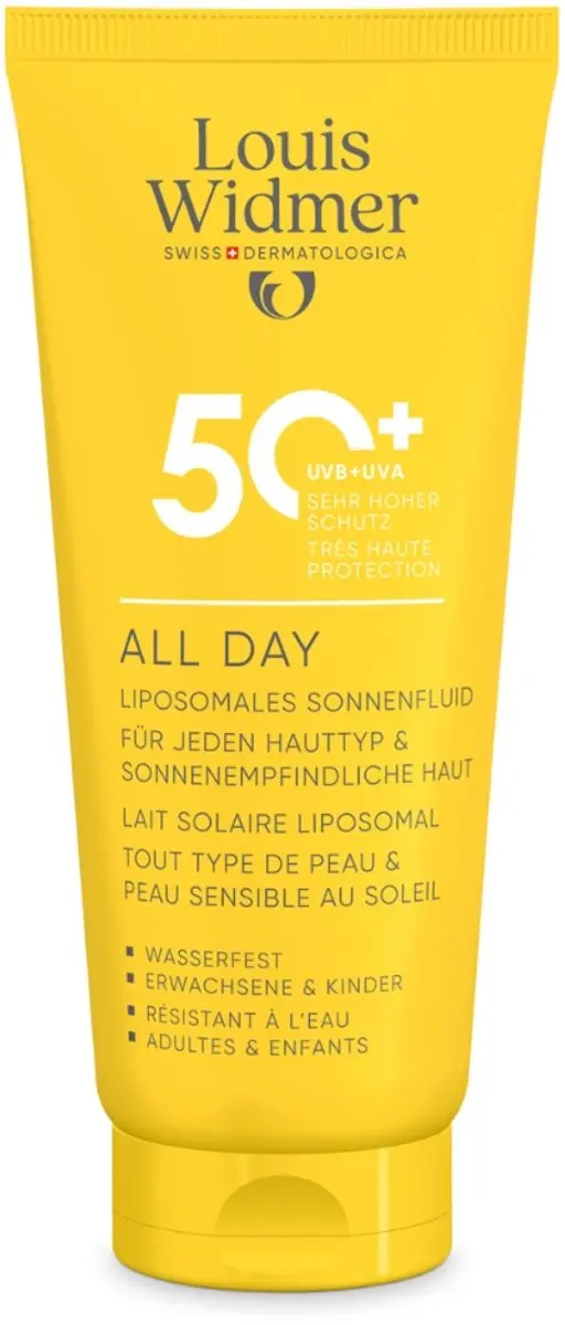 Louis Widmer All Day SPF50+ Lichaamscrème 200ml