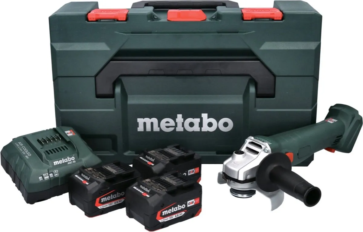 Metabo W 18 L 9-125 Haakse Accuslijper 125mm - Metaal