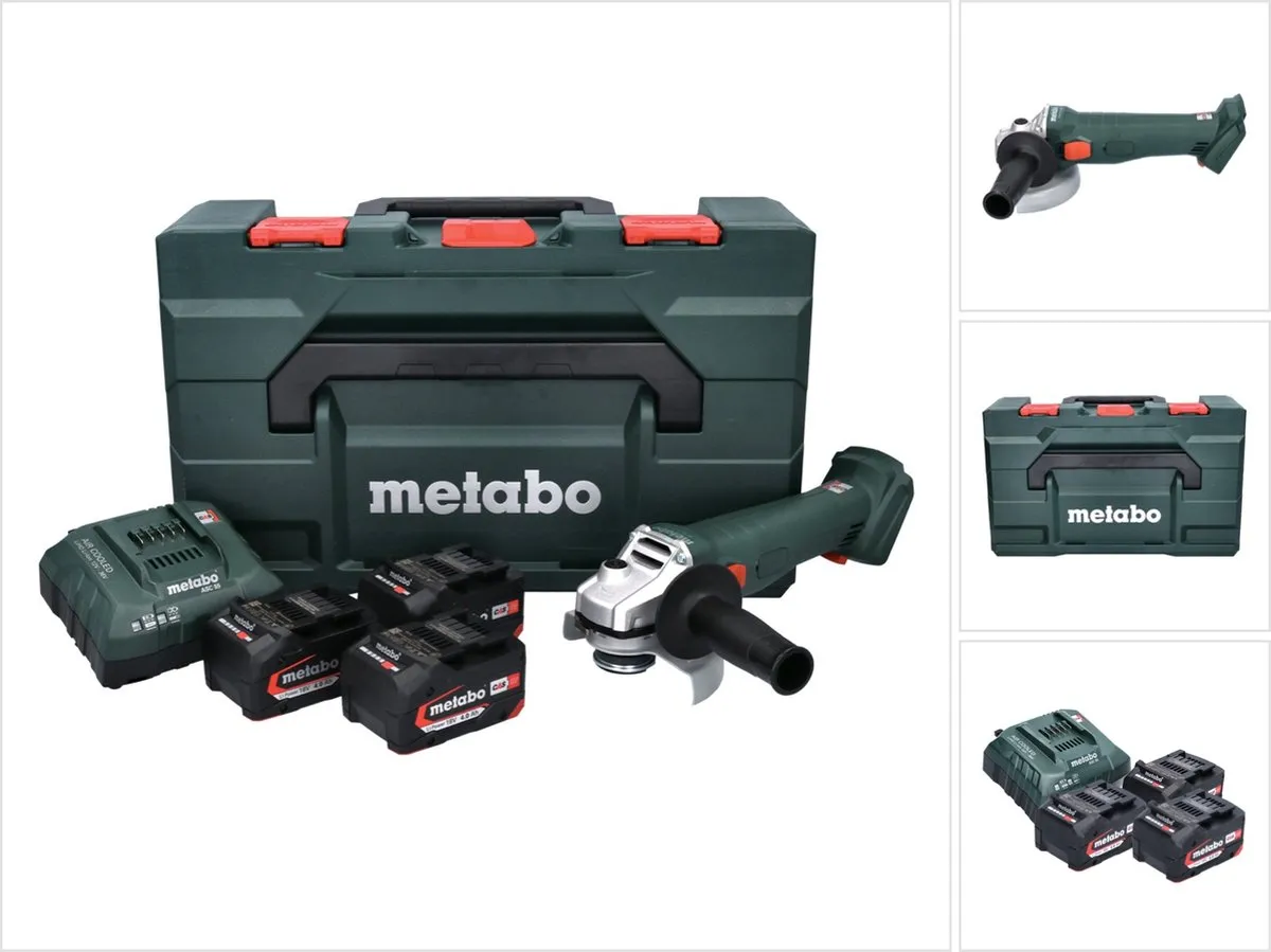 Metabo W 18 L 9-125 Haakse Accuslijper 125mm