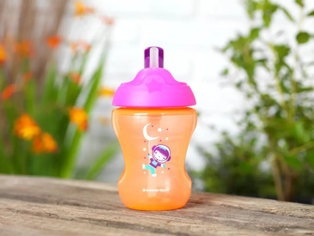 Tommee Tippee Training Straw Cup - 230ml - Roze