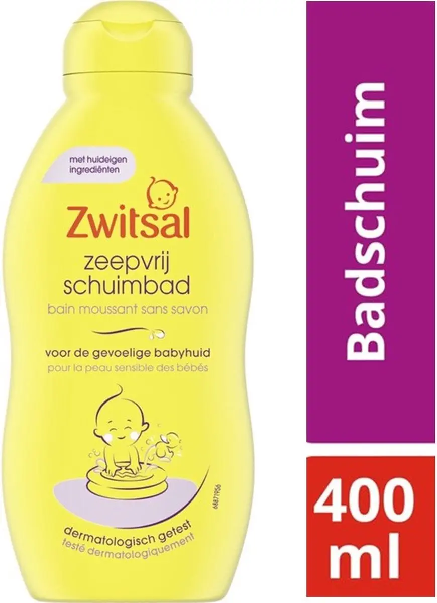 Zwitsal Schuimbad Zeepvrij 400ml