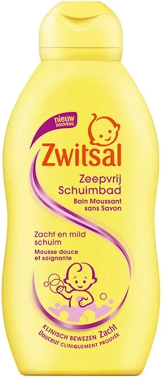 Zwitsal Schuimbad Zeepvrij 400ml
