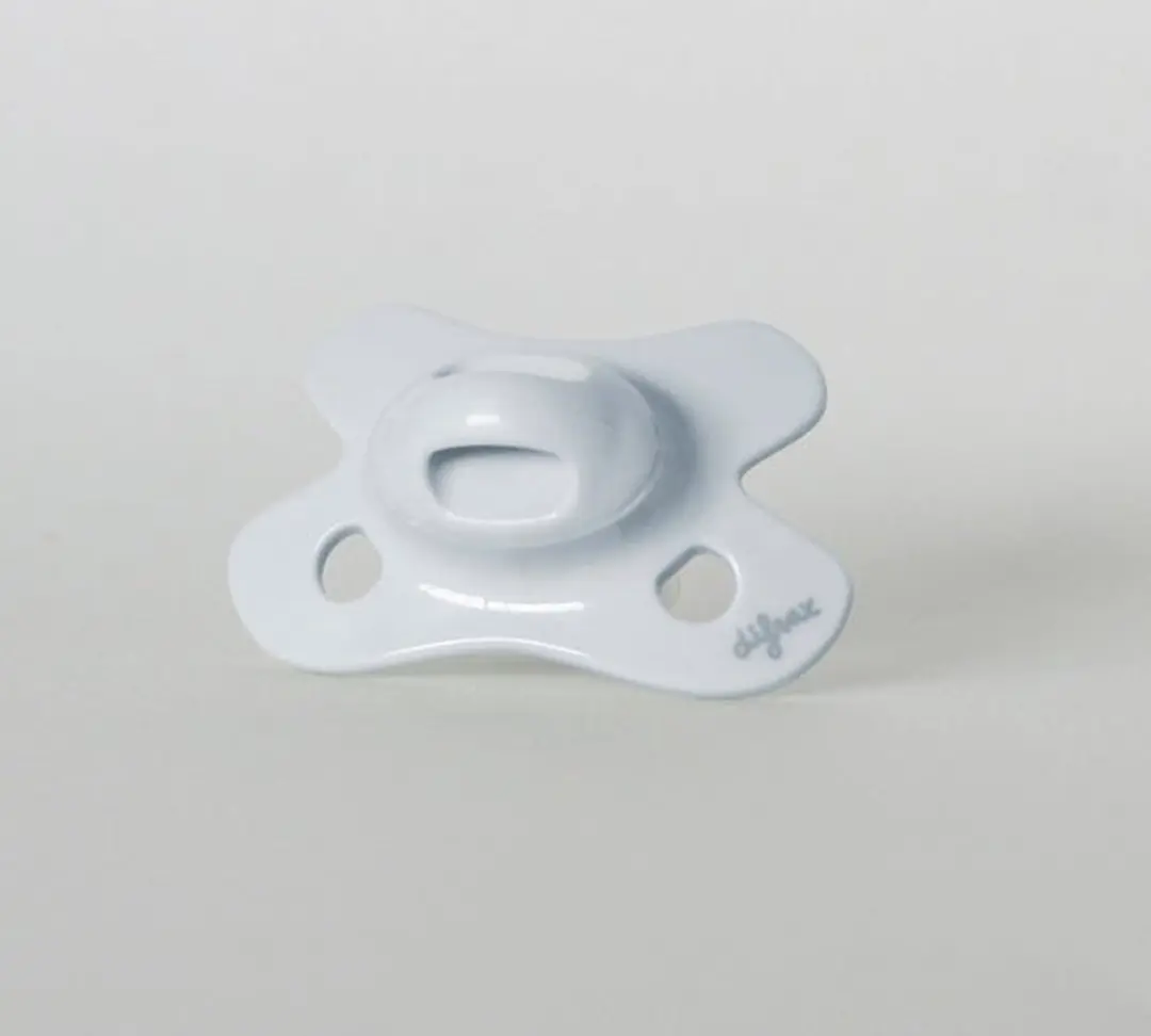 Difrax Fopspeen Natural & Pure 0/6 Maanden - Ice