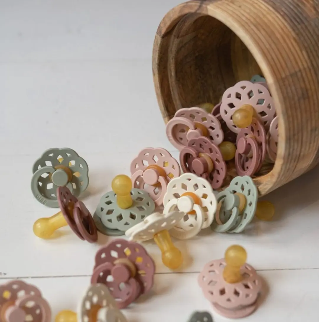 BIBS Boheme Fopspeen Maat 1 0-6 Maanden - Blush
