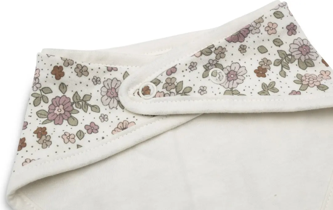 Jollein Slab Bandana Retro Flowers - 2 Stuks