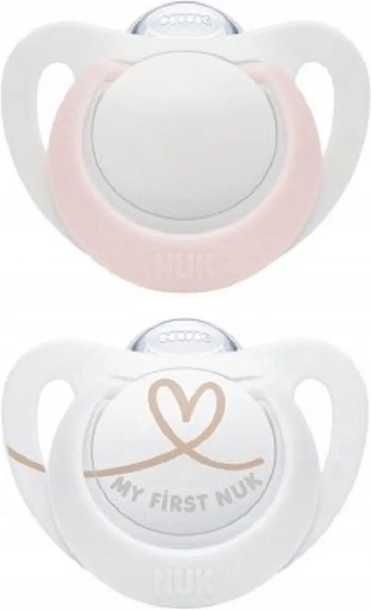 NUK Star Siliconen Fopspenen 2 Stuks