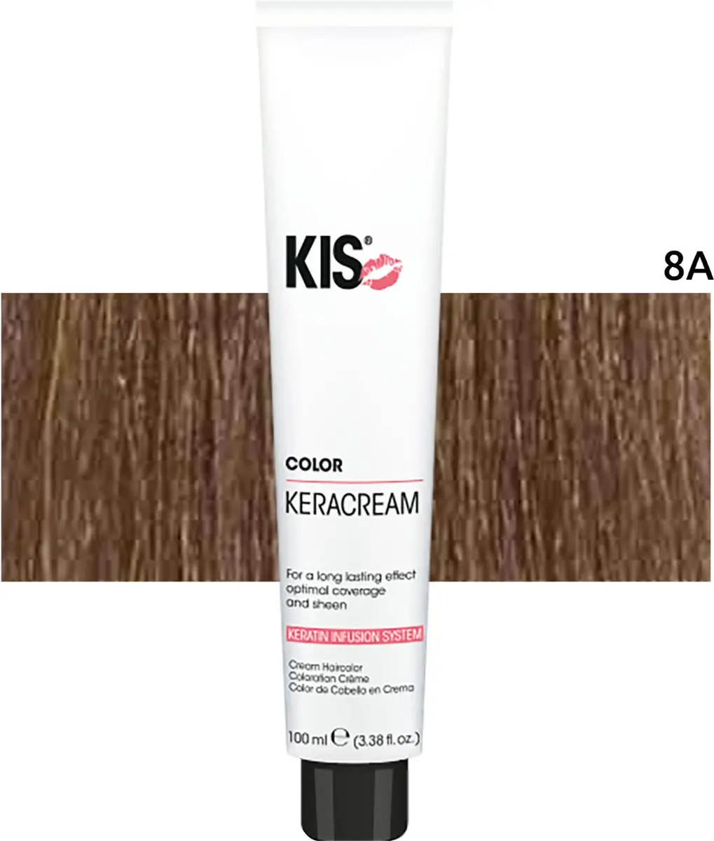 KIS Haarverf 8A Licht Asblond 100ml