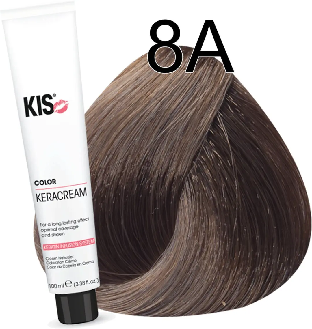 KIS Haarverf 8A Licht Asblond 100ml