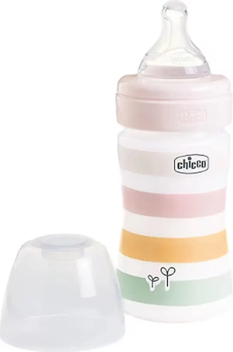 Chicco Siliconen Well Being Zuigfles 150ml - Wit