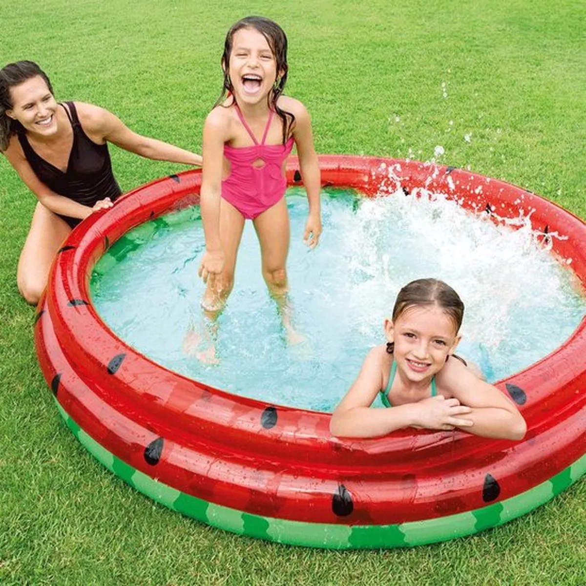 Intex 3 Rings Watermeloen Zwembad 168x38cm - 58448NP