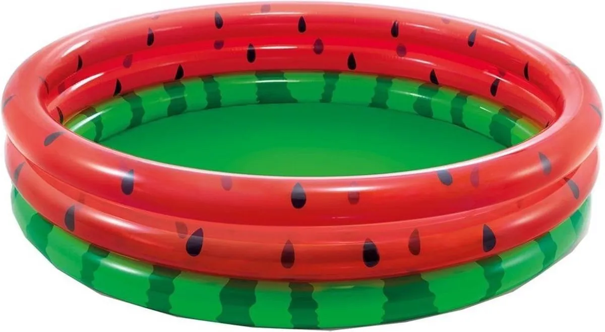 Intex 3 Rings Watermeloen Zwembad 168x38cm