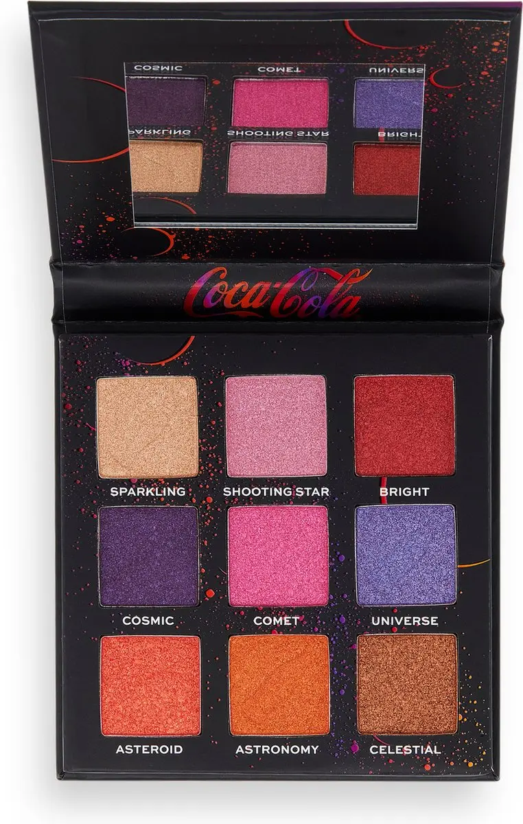 Makeup Revolution x Coca Cola Mini Palette Oogschaduw - 9 Kleuren