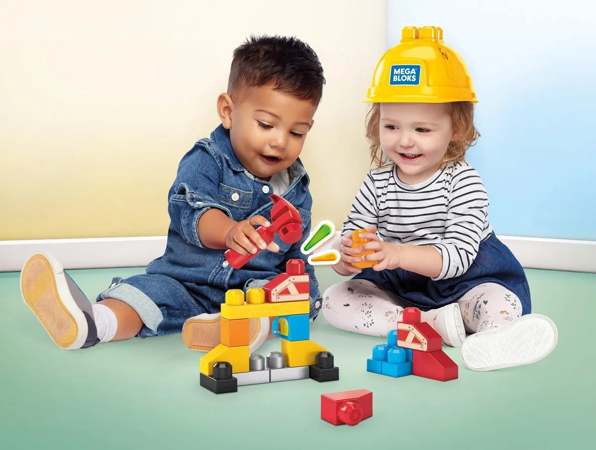 Fisher Price Mega Bloks Lil' Bouwset 20 Stuks - Multikleur