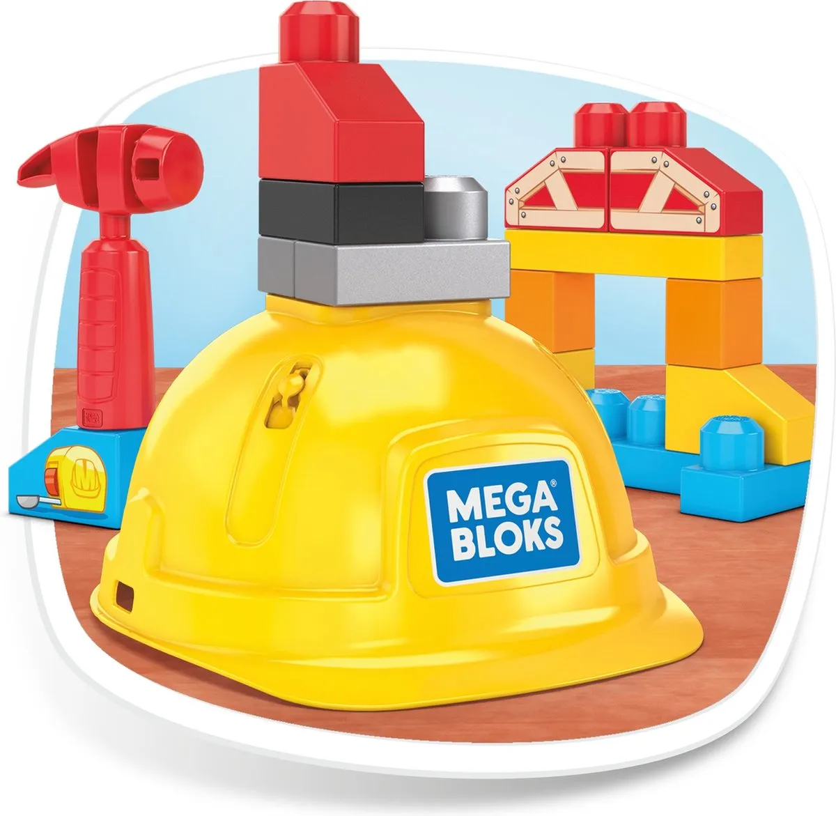 Fisher Price Mega Bloks Lil' Bouwset 20 Stuks - Multikleur - afbeelding 6 van 6