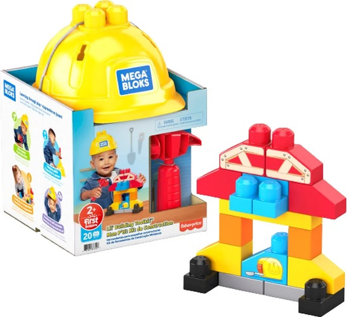 Fisher Price Mega Bloks Lil' Bouwset 20 Stuks