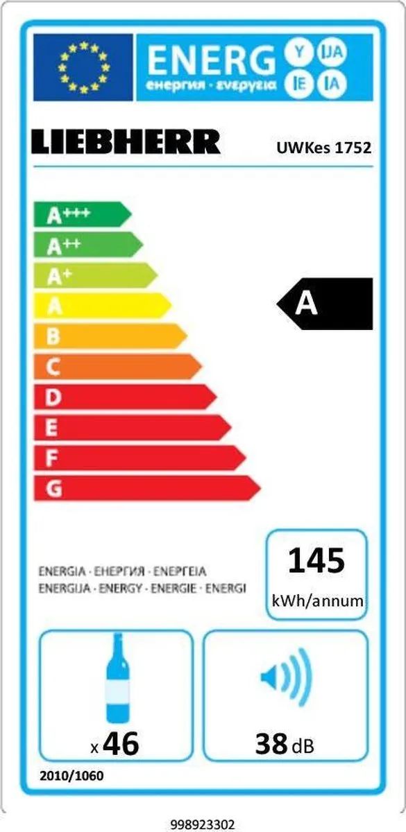 Liebherr UWKes 1752 Inbouwwijnkoelkast