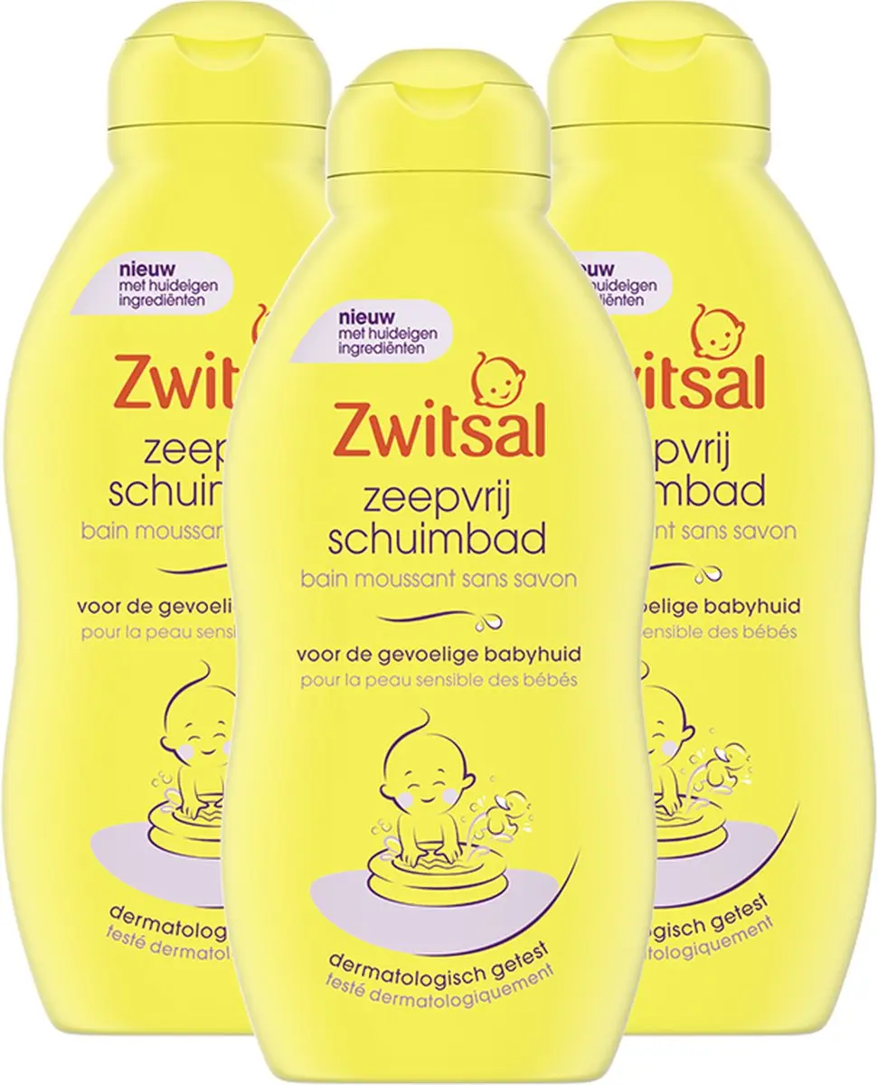Zwitsal Schuimbad Zeepvrij 600ml