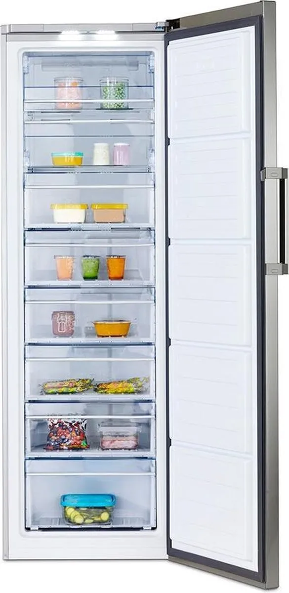 Beko RFNE312E33XN Vriezer - 277L - 8 Vakken - 16 kg/dag