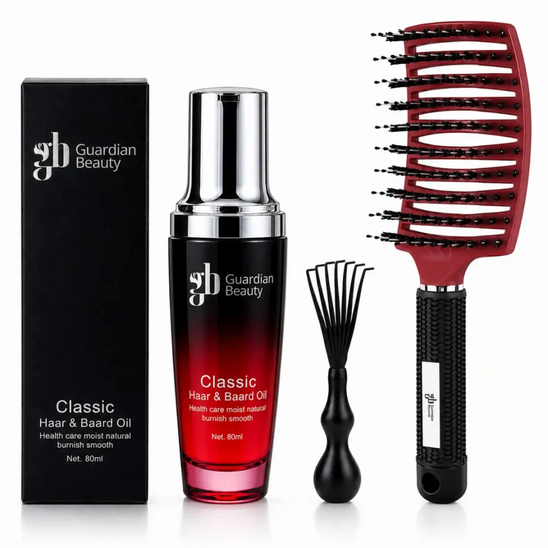 Guardian Beauty Anti Klit Haarborstel Rood