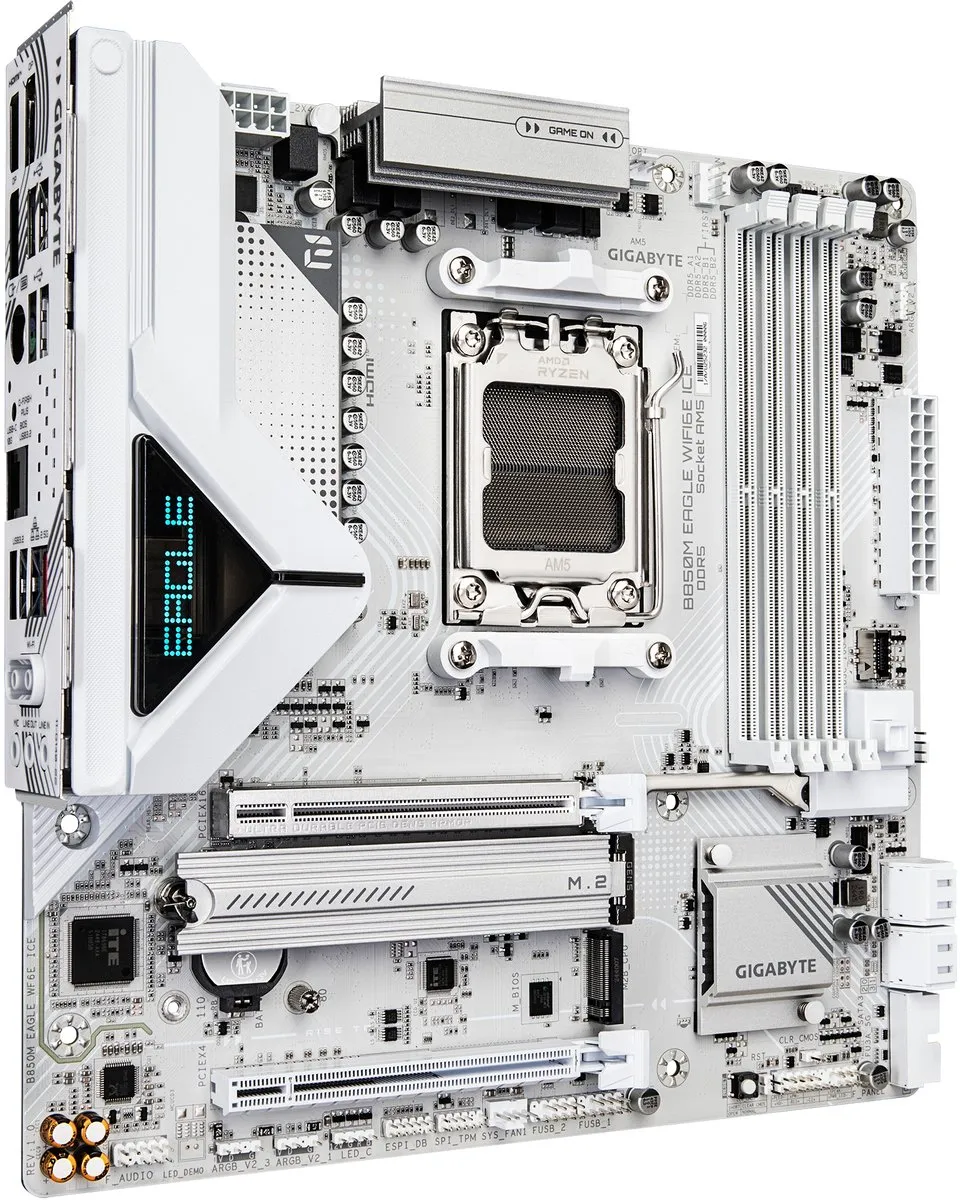 Gigabyte B850M Eagle WIFI6E ICE AM5 Micro-ATX Moederbord