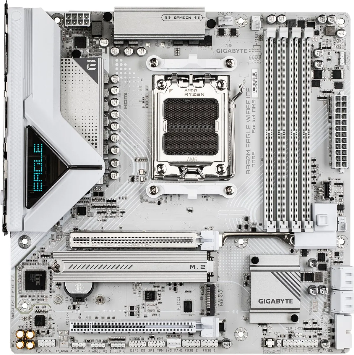 Gigabyte B850M Eagle WIFI6E ICE AM5 Micro-ATX Moederbord