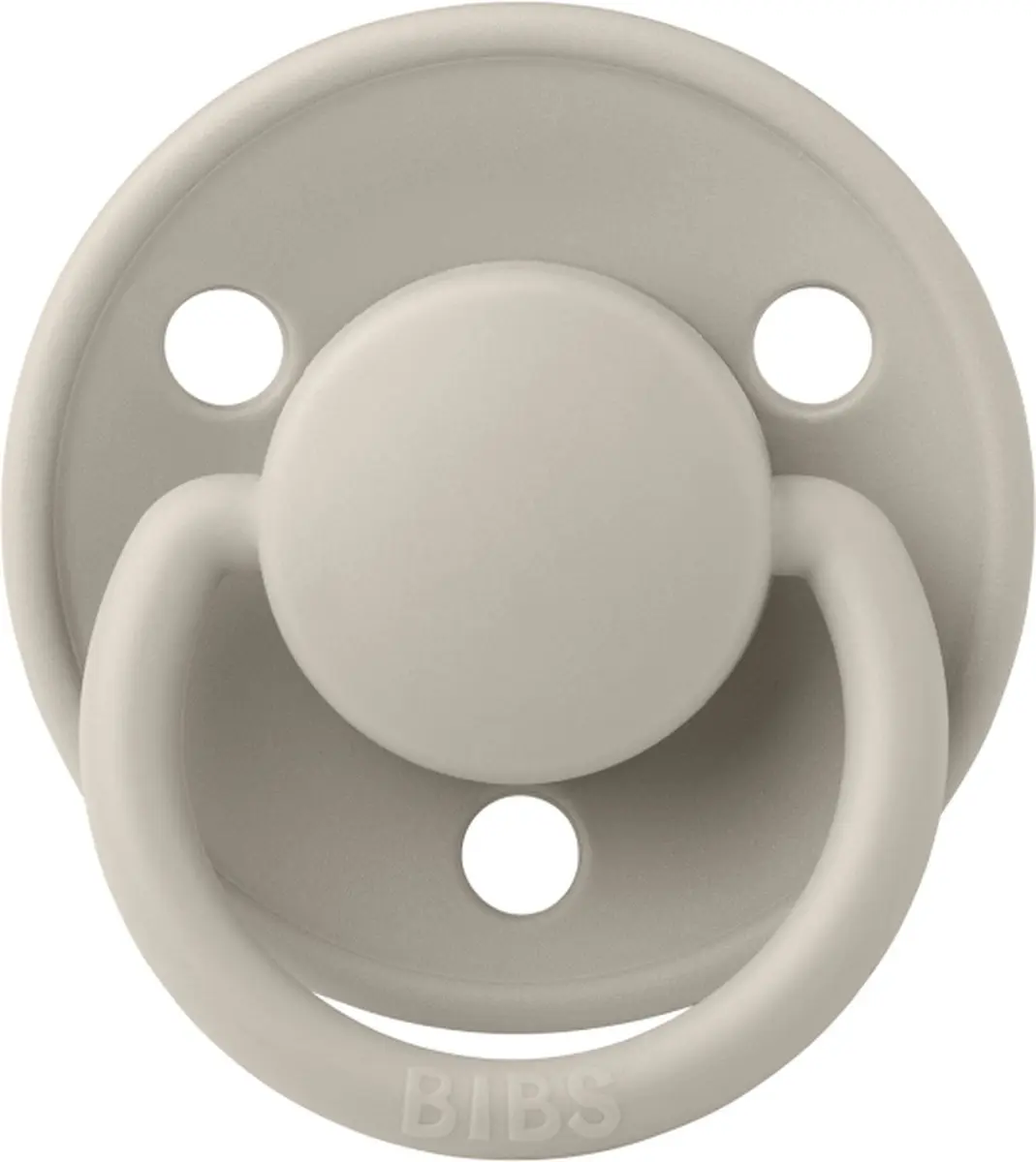BIBS De Lux Sand Silicone Fopspeen - Beige