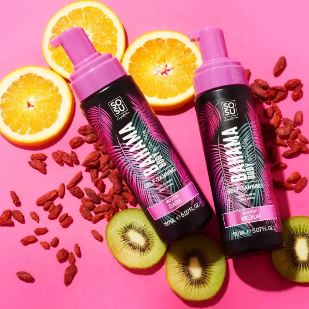 Sosu Bahama Body Self-Tanning Mousse Medium 150ml - Vegan