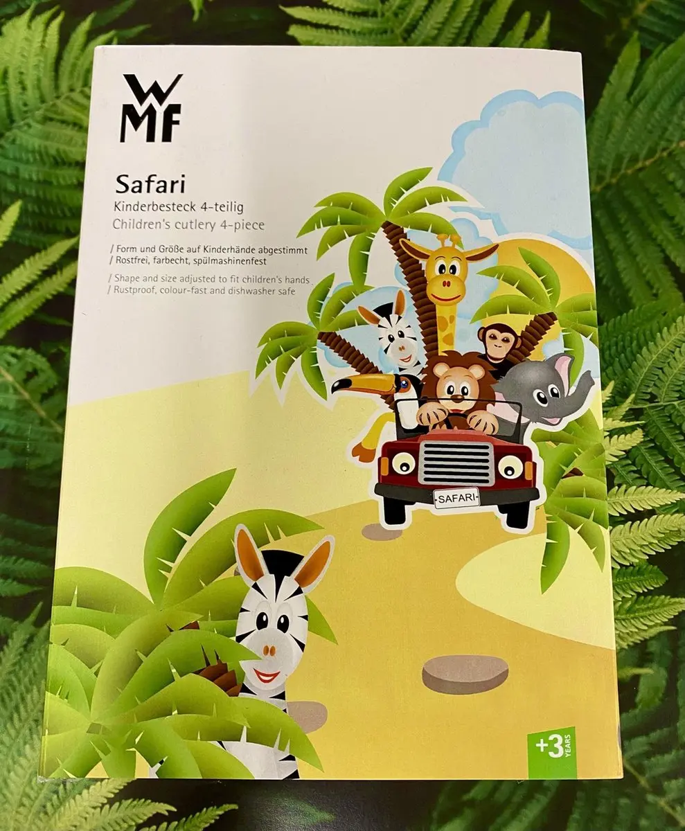 WMF Safari Kinderbestek 4-delig - Zilver