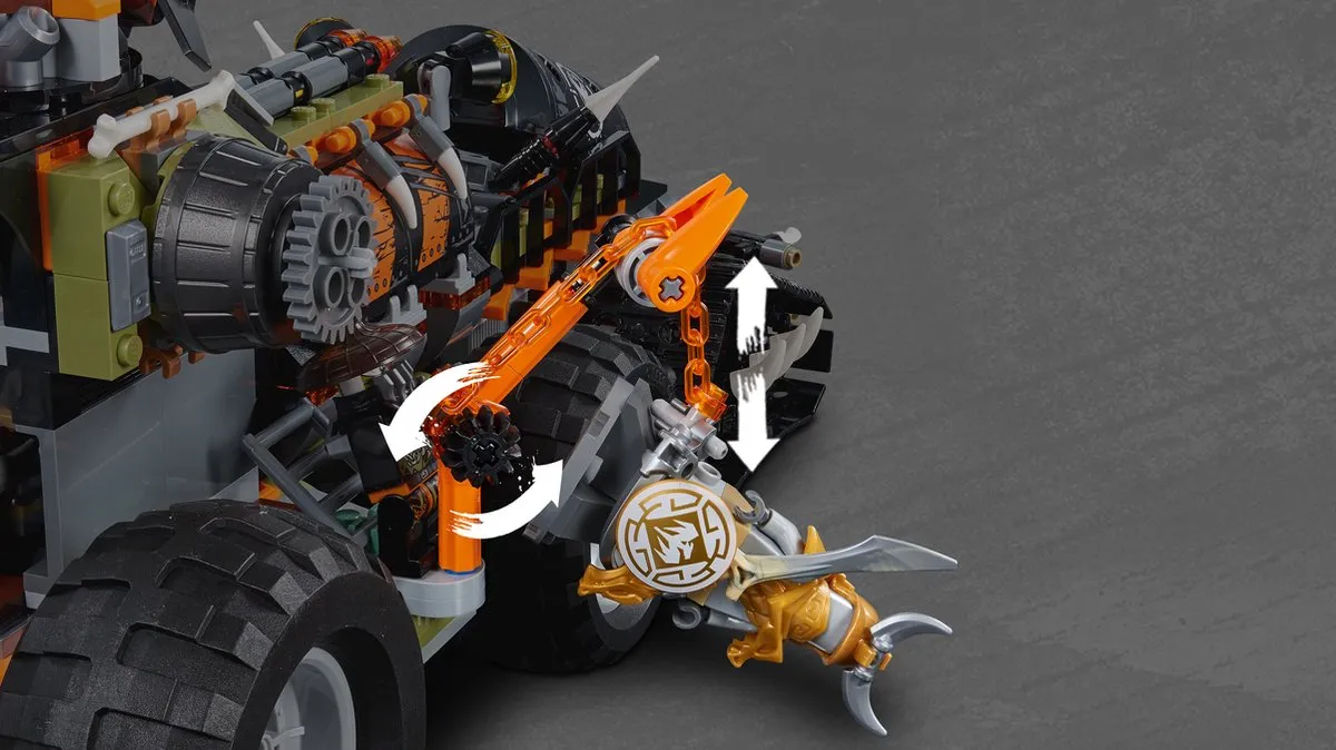 LEGO Ninjago Dieselnaut 70654 - 1179 Stukken - afbeelding 6 van 6