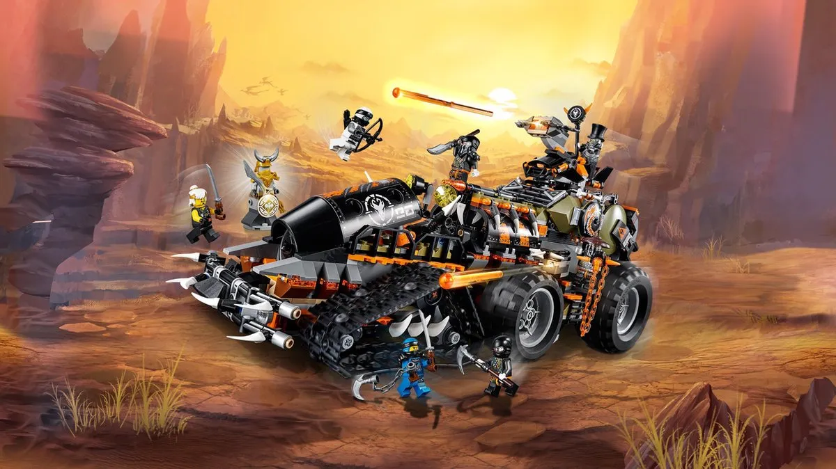 LEGO Ninjago Dieselnaut 70654 - 1179 Stukken