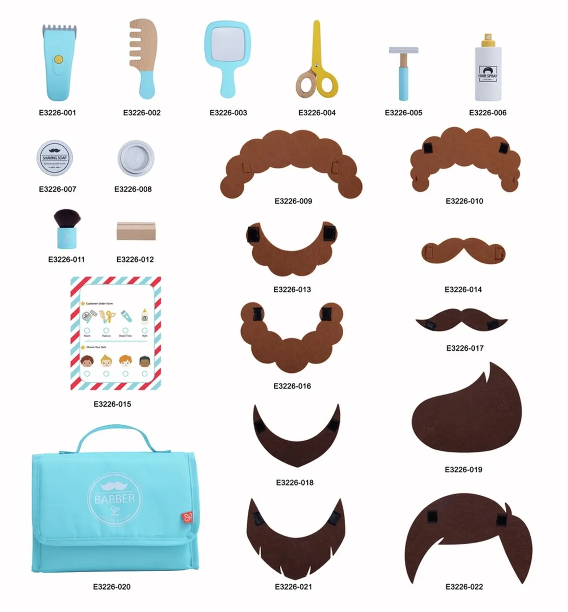 Hape Snip & Style Haarsalon Kit - Multicolor