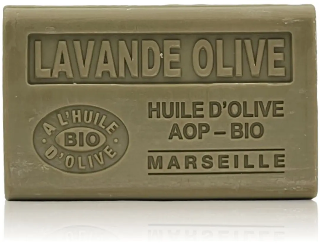 Savon de Marseille Biologische Olijfzeep Lavendel 125g - 4 Stuks
