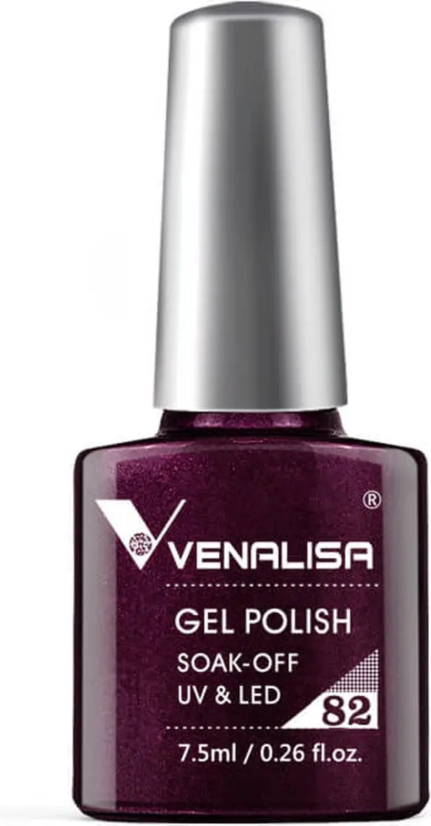 Venalisa UV Gellak Pearly Purple 7.5ml - 2 Stuks